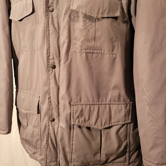 Vintage Branded Lion Gray Ranch Work Coat - Picture 3 of 12